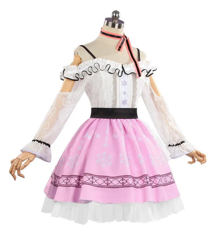 Infinity Nikki Pink Lolita Dress Cosplay