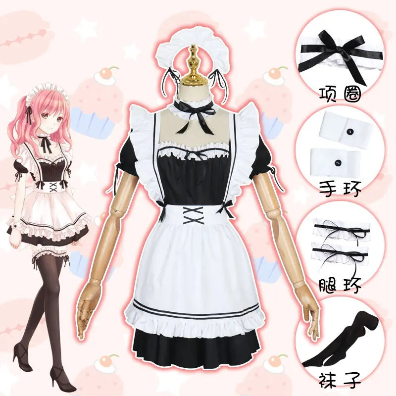 Miracle Nikki Loli Maid Dress Cosplay