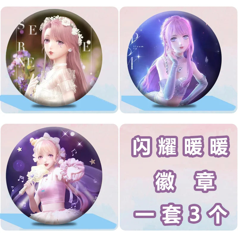 Shining Nikki 3 Badges Set Galaxy