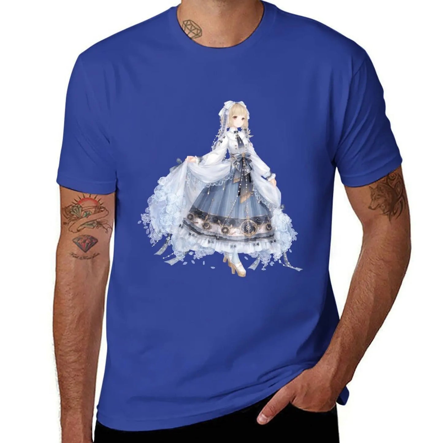 Love Nikki-Dress UP Queen Starlight Serenade Blue T-Shirt