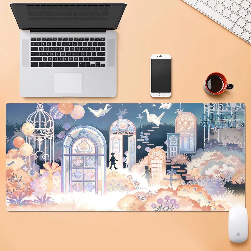 Infinity Nikki Origami Mouse Pad