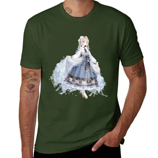 Love Nikki-Dress UP Queen Starlight Serenade Green T-Shirt