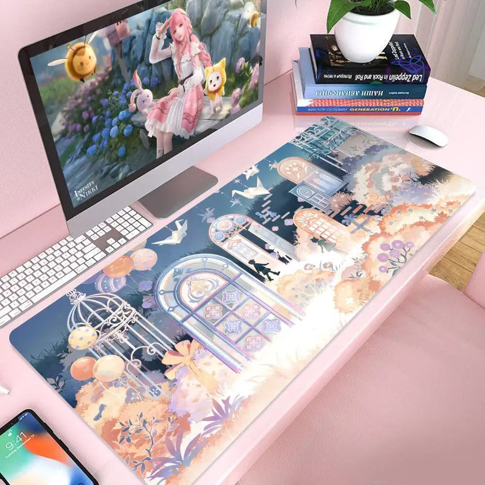 Infinity Nikki Origami Mouse Pad