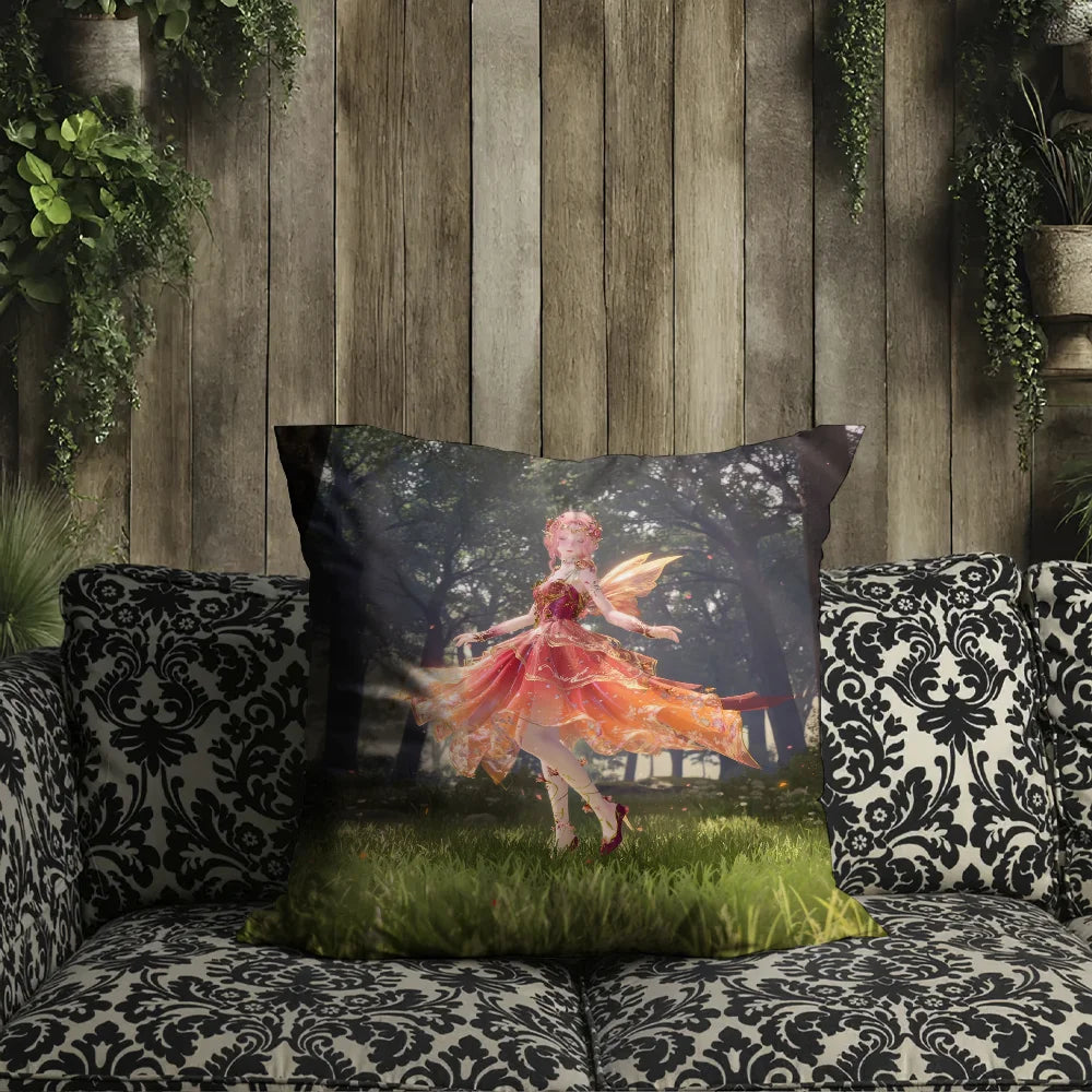 Infinity Nikki Blooming Dreams Cushion Cover