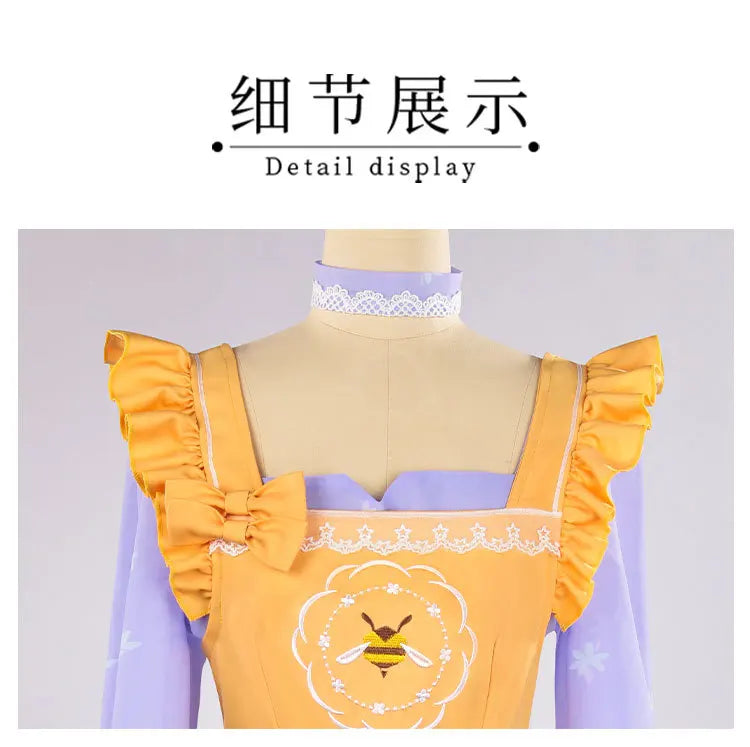 Infinity Nikki Yellow Rompers Uniform Cosplay